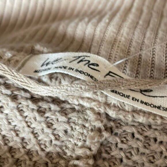 Free People Beige Shes A Keeper Top Beige M - Picture 5 of 7